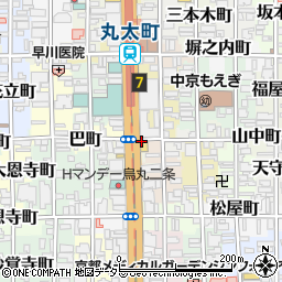 京都府京都市中京区西九軒町周辺の地図