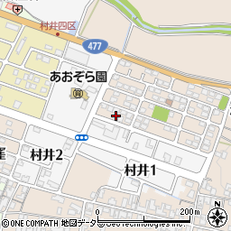 滋賀県蒲生郡日野町村井990-4周辺の地図