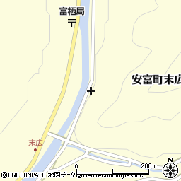 兵庫県姫路市安富町末広511周辺の地図