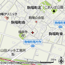 愛知県豊田市駒場町東28周辺の地図