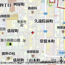 京都府京都市中京区木屋町528周辺の地図