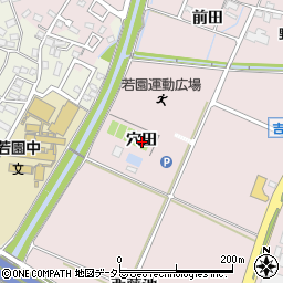 愛知県豊田市吉原町穴田周辺の地図