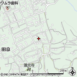 静岡県伊豆の国市田京632-3周辺の地図