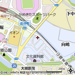 京都府亀岡市古世町向嶋10周辺の地図