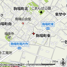 愛知県豊田市駒場町東62周辺の地図