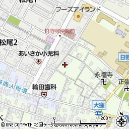 滋賀県蒲生郡日野町大窪428周辺の地図