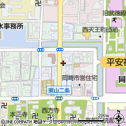 京都府京都市左京区岡崎徳成町20-5周辺の地図