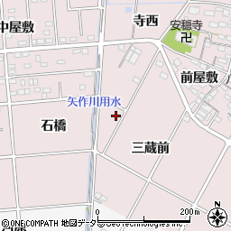 愛知県豊田市配津町周辺の地図