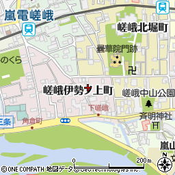 メゾネット嵯峨嵐山周辺の地図