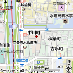 京都府京都市左京区大文字町170周辺の地図