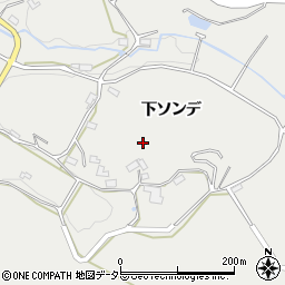 愛知県岡崎市外山町周辺の地図