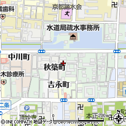 京都府京都市左京区秋築町242周辺の地図