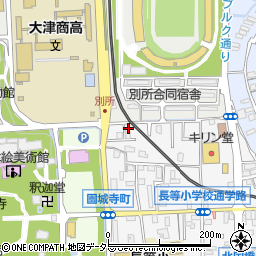 滋賀県大津市大門通20-22周辺の地図