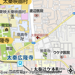 京都府京都市右京区太秦一ノ井町1周辺の地図