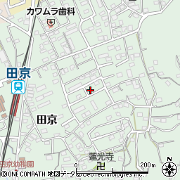 静岡県伊豆の国市田京658-21周辺の地図