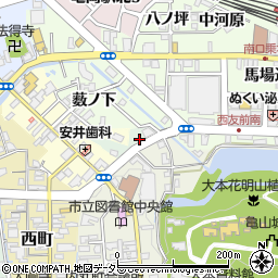 京都府亀岡市荒塚町（艮）周辺の地図