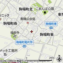 愛知県豊田市駒場町東64周辺の地図