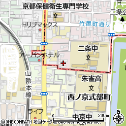 京都府京都市上京区主税町803周辺の地図