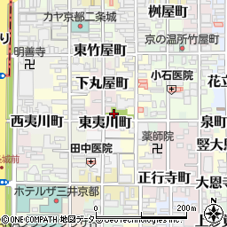 夷川公園周辺の地図