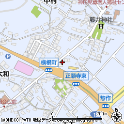 大府横根郵便局周辺の地図
