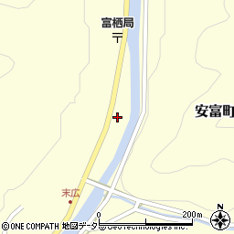 兵庫県姫路市安富町末広727周辺の地図