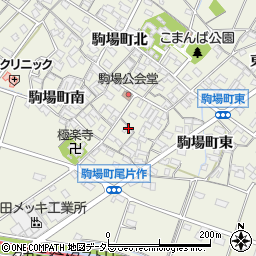 愛知県豊田市駒場町東21周辺の地図