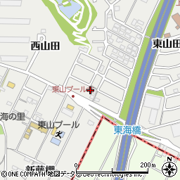 愛知県東海市富木島町西山田1-66周辺の地図