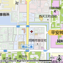 京都府京都市左京区岡崎徳成町20-2周辺の地図