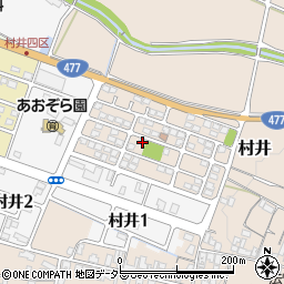 滋賀県蒲生郡日野町村井990-41周辺の地図