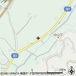 岡山県美作市中山142周辺の地図