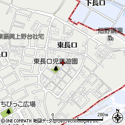 愛知県東海市富木島町東長口周辺の地図