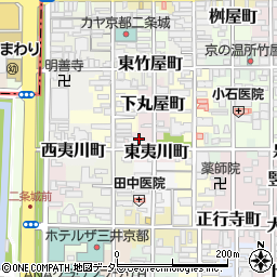 京都府京都市中京区東夷川町625周辺の地図