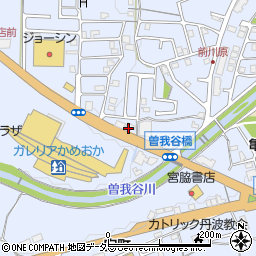 京都府亀岡市余部町宝久保周辺の地図