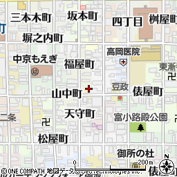 京都府京都市中京区福屋町146周辺の地図