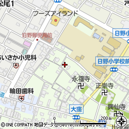 滋賀県蒲生郡日野町大窪488周辺の地図