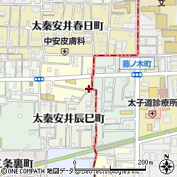 プリジュール太子道周辺の地図