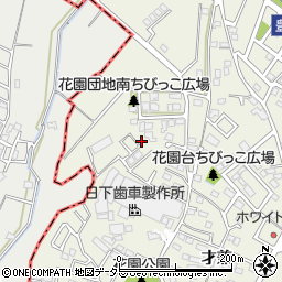 愛知県豊田市花園町（小松原）周辺の地図