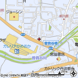 京都府亀岡市余部町宝久保15-6周辺の地図
