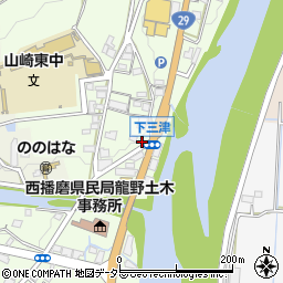 兵庫県宍粟市山崎町三津328周辺の地図