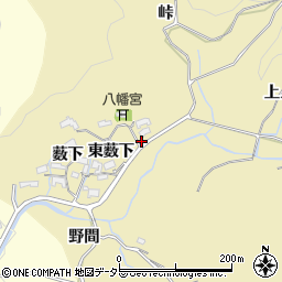 愛知県岡崎市丹坂町東薮下47周辺の地図