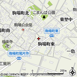 愛知県豊田市駒場町東67周辺の地図