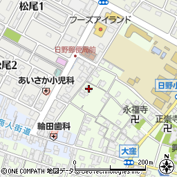 滋賀県蒲生郡日野町大窪426周辺の地図