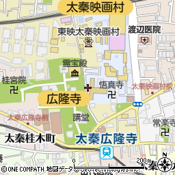 右京消防署周辺の地図