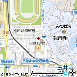 滋賀県大津市大門通16-37周辺の地図