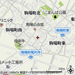 愛知県豊田市駒場町東22周辺の地図