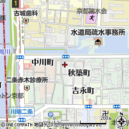 京都府京都市左京区秋築町236周辺の地図