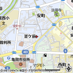 京都府亀岡市安町釜ケ前55-1周辺の地図