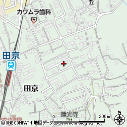 静岡県伊豆の国市田京657-50周辺の地図