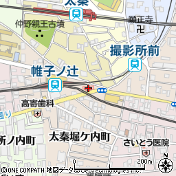 京都府京都市右京区太秦帷子ケ辻町30周辺の地図