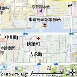 京都府京都市左京区秋築町241周辺の地図